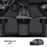 Avtomobil polki matlari to'plami faux teri 3D barcha ob-havo uchun bardoshli sedan uchun