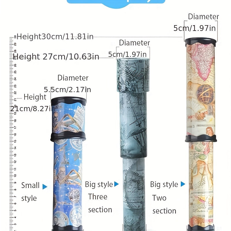 Kaleidoscope Toy with Mixed Color Plastic and Surprise Patterns for All Ages