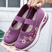 Women's Casual Sneakers Lightweight Embroidered Shoes Comfortable All-Season Footwear