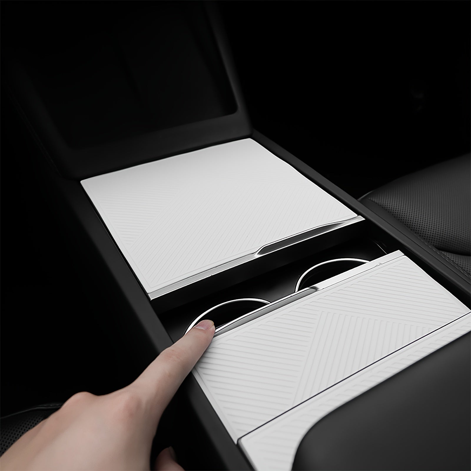 Car Interior Silicone Protective Pad for Center Control Panel Non-Slip Wear-Resistant