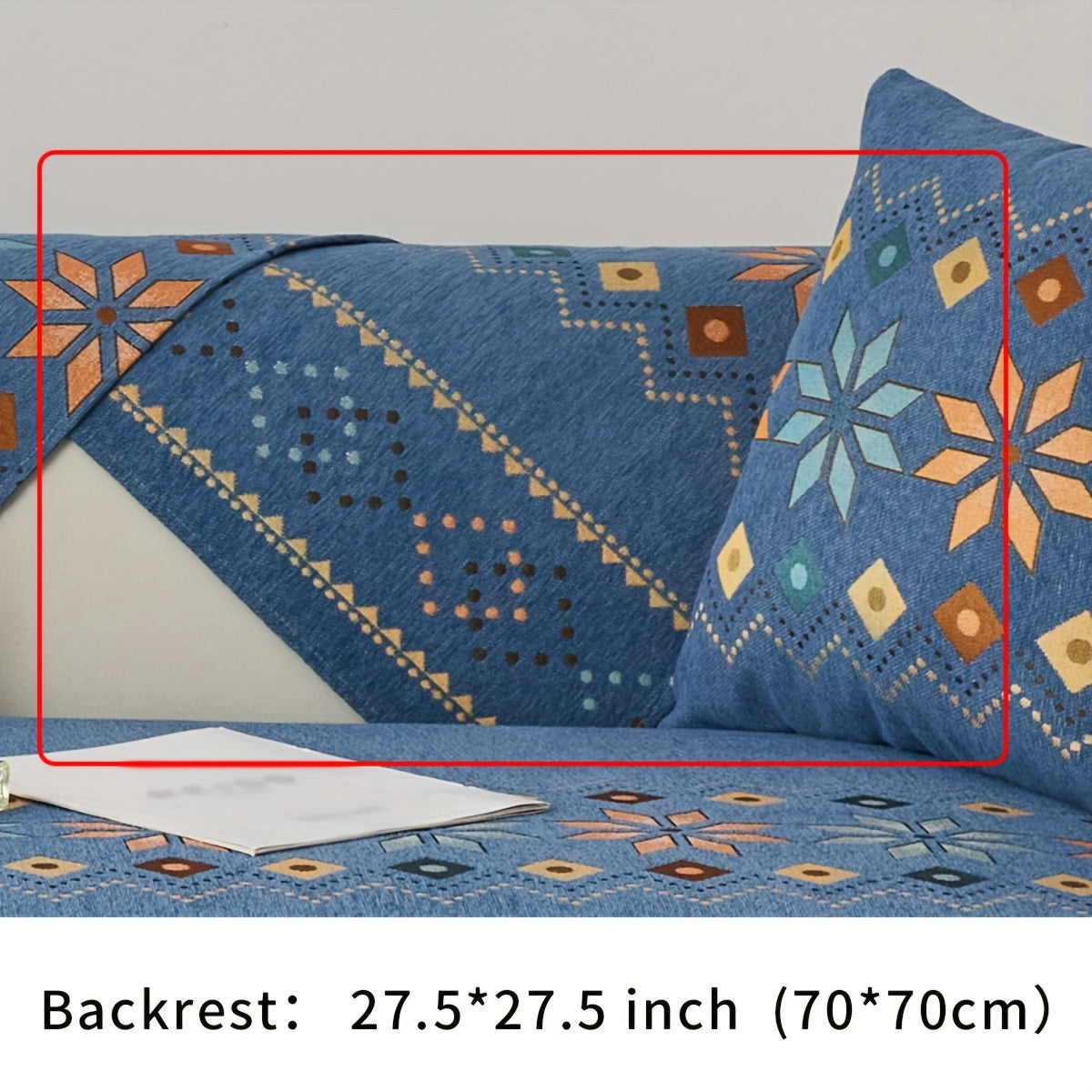 Chenille Sofa Slipcover Protects Furniture for Home and Office Decor