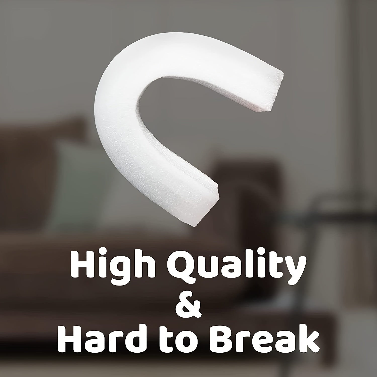 White Foam Sofa Cover Tuck Grips Set of 6 or 12 Non-Slip Gap Fillers