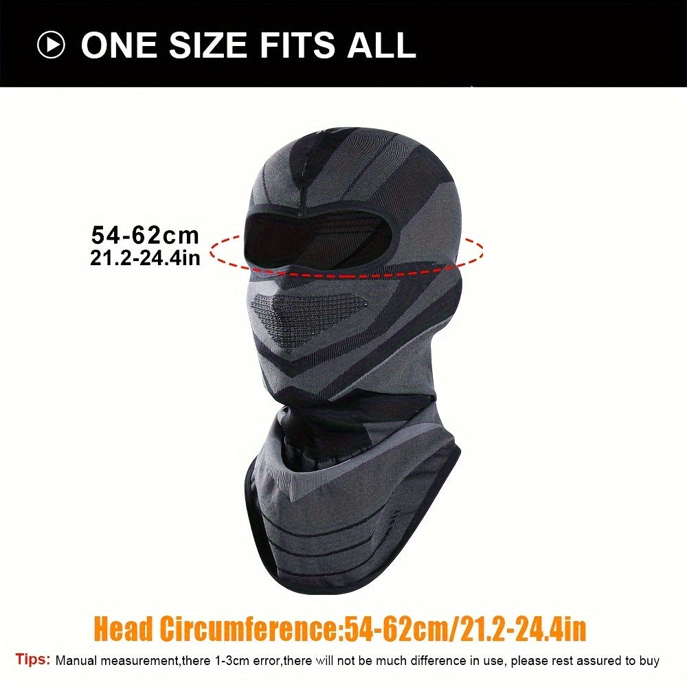 Unisex Breathable Knitted Motorcycle Balaclava Windproof Head Cover