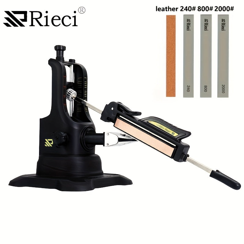 Профессиональный набор точил для кухонных ножей с фиксированным углом и стальным камнем