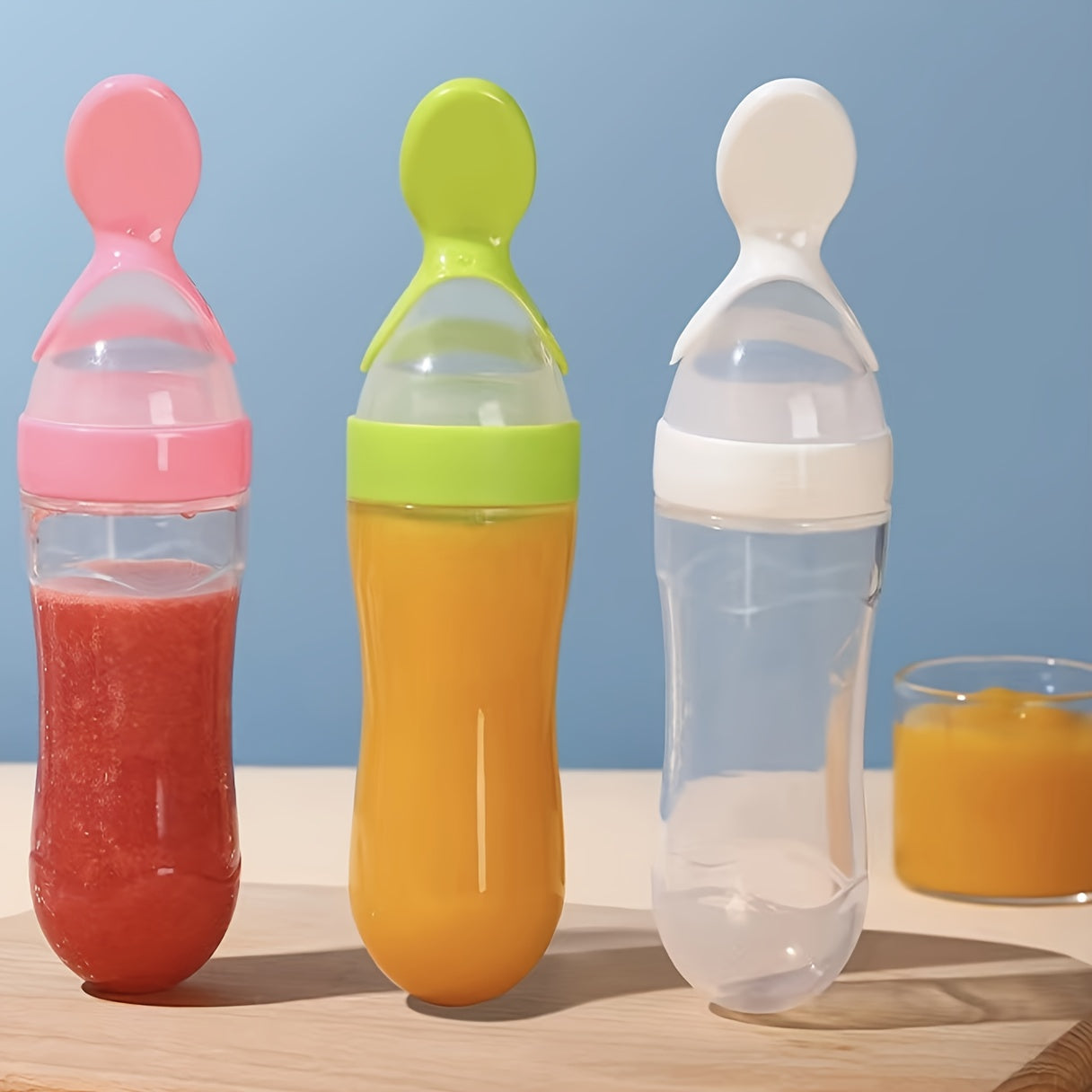 7-Piece Baby Feeding Set Silicone Bottles Pacifiers Nipples for Toddler