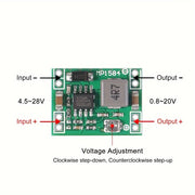 2pcs MP1584EN DC-DC Step Down Converter Module 3A Adjustable Voltage 12V 9V 5V 3V