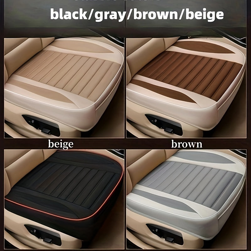 Hemp Fabric Car Seat Cushion Non-Slip Lightweight Universal Fit
