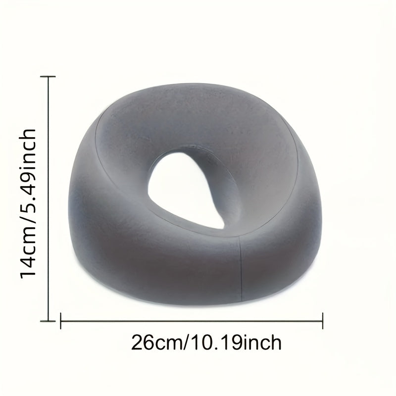 Almohada facial de espuma viscoelástica en forma de U con funda removible para spa y viajes