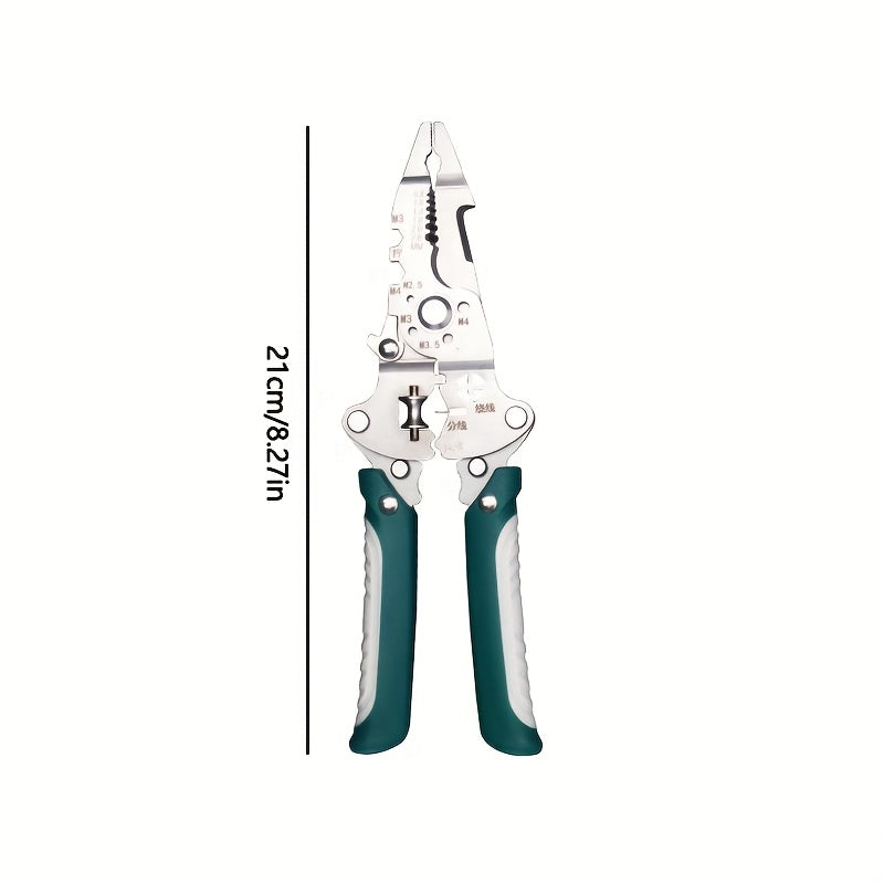 Elektr va quvurlar ishlarida ko'p maqsadli foydalanish uchun egiluvchan zanglamas po'lat simni qirqish pliers