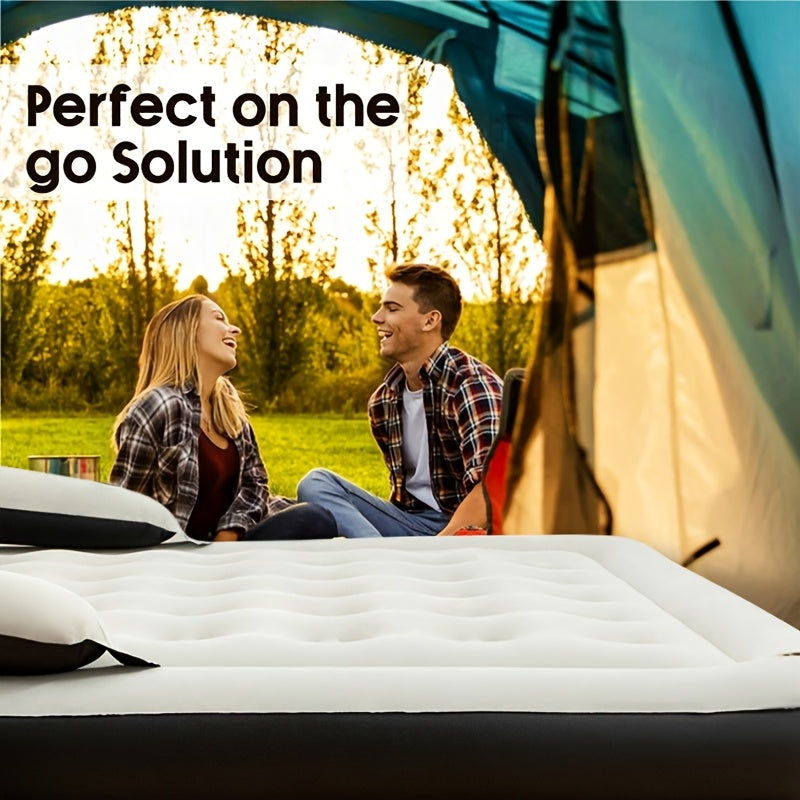 Havoni to'ldirish dizayni, o'rtacha to'ldirilgan ko'pik va polyester qoplama bilan qulay uxlash uchun havo matras. Mustahkam plastik ramka tufayli elektr energiyasi talab qilinmaydi.