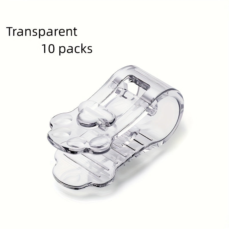 Set of 4 Bed Sheet Holders Seamless Anti-Slip Adjustable Straps Blue or Clear