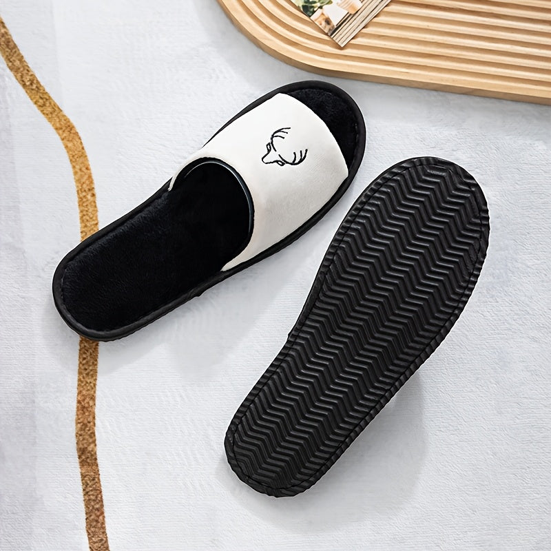 Женские мягкие тканевые тапочки-скольжения с подошвой из EVA и цветочным дизайном