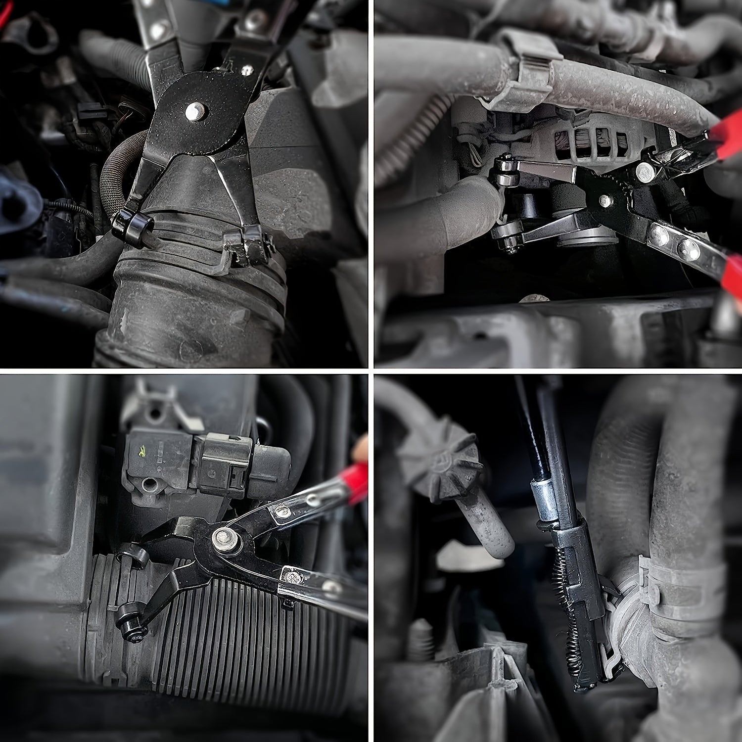 Flexible Hose Clamp Pliers 60.96cm Iron Spring Tool for Car Radiators