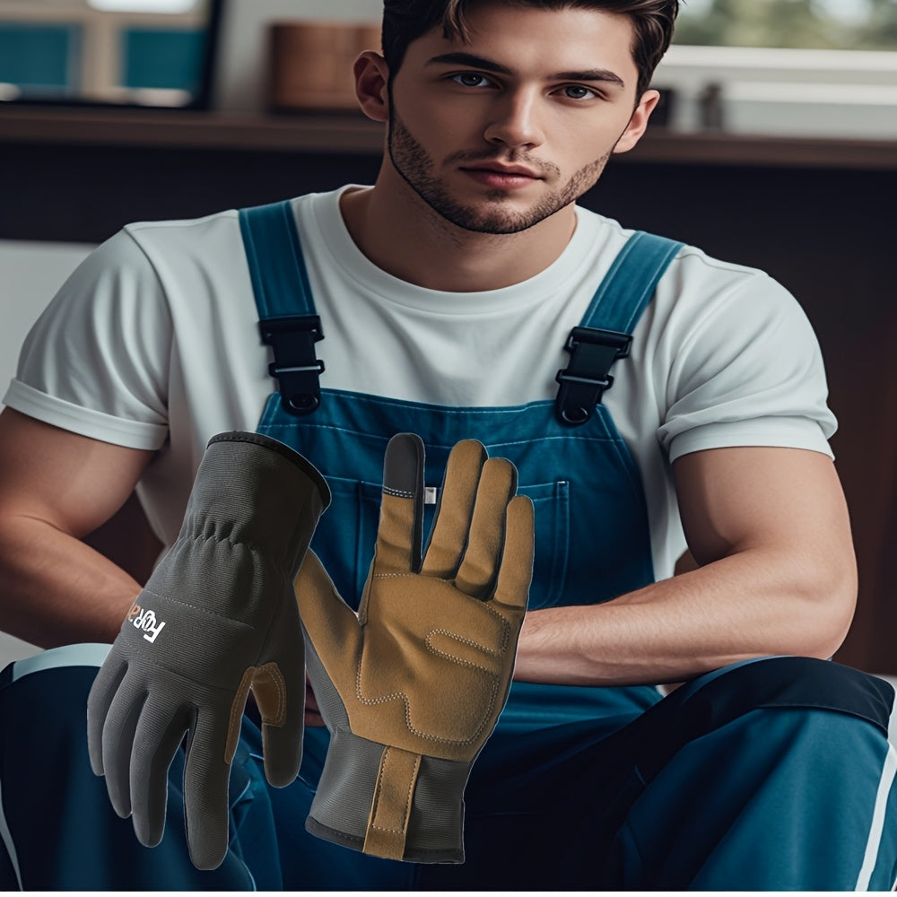 Erkaklar va ayollar uchun ekranli tashqi qoʻlqoplar, yengil, yumshoq, ko‘p maqsadli