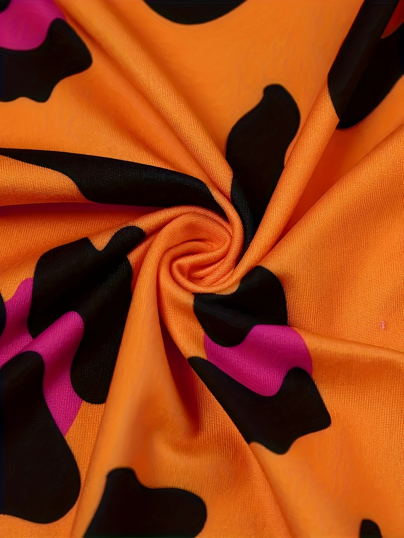 Women’s Leopard Print Pajama Set Soft Polyester Short Sleeve Top & Shorts