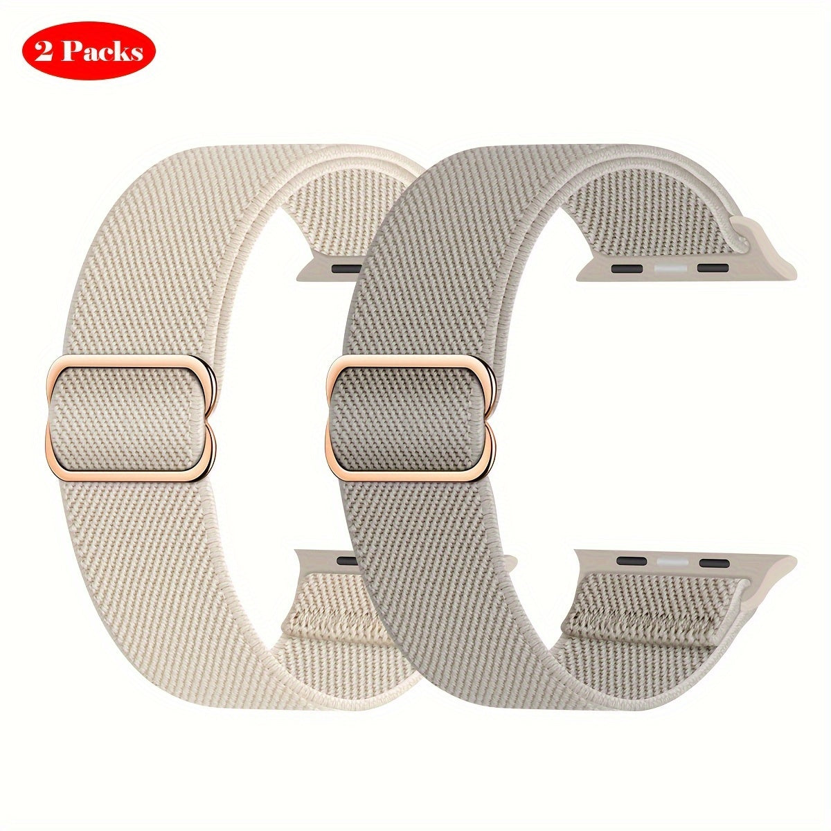 Stretchy Nylon Solo Loop Bands for Apple Watch Ultra 2 and Series 9/8/7/6/5/4/3/2/1 SE Men Women