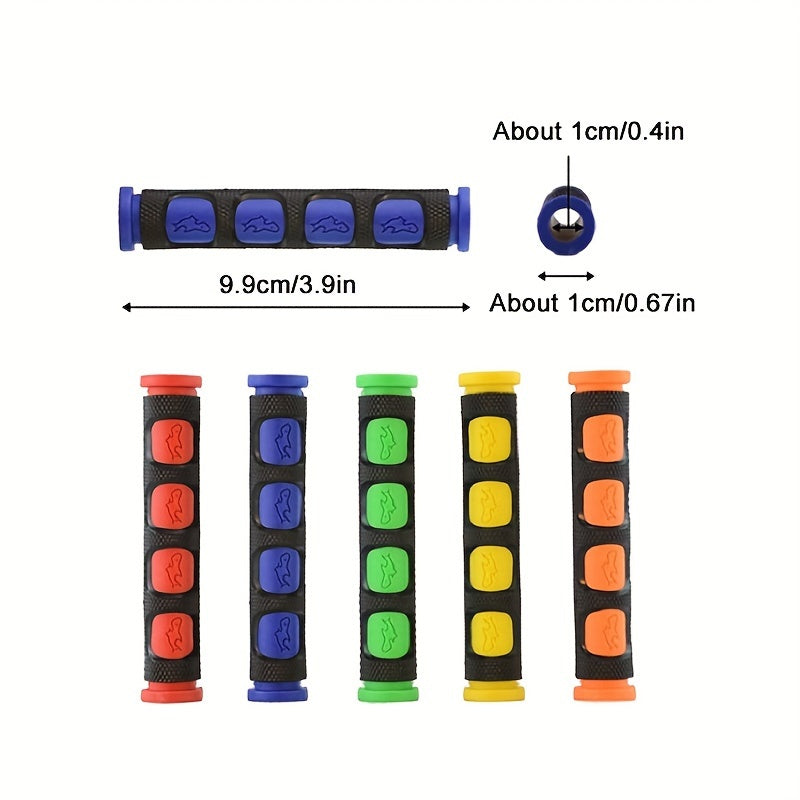 Motorcycle Brake Lever Covers Silicone Grip Non-Slip Red Bars for Electric Scooters