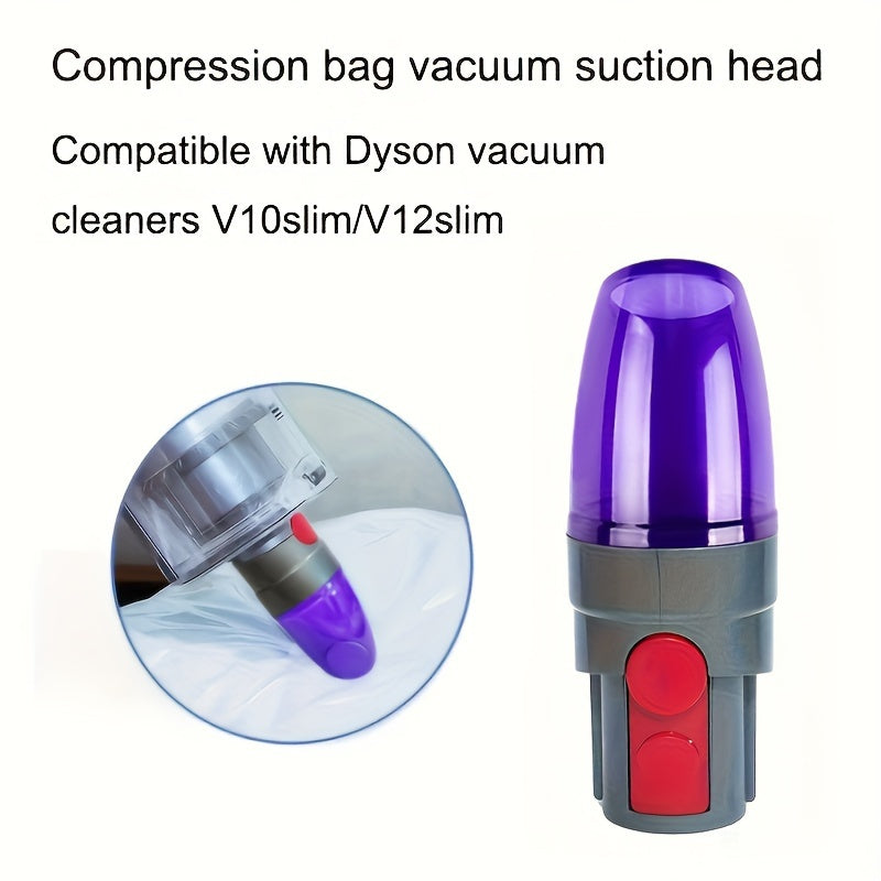 Vacuum Suction Head for Compression Bags Compatible with Cordless Vacuum Cleaners