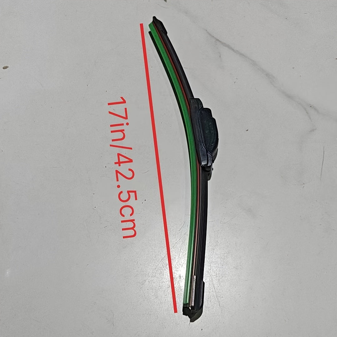 Universal U-Shaped Multi-Functional Wiper Blade Durable Dual Rubber Fit All Cars