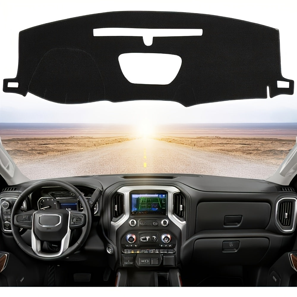 Universal Dashboard Protector Mat for Trucks Anti-UV Light Blocking Durable