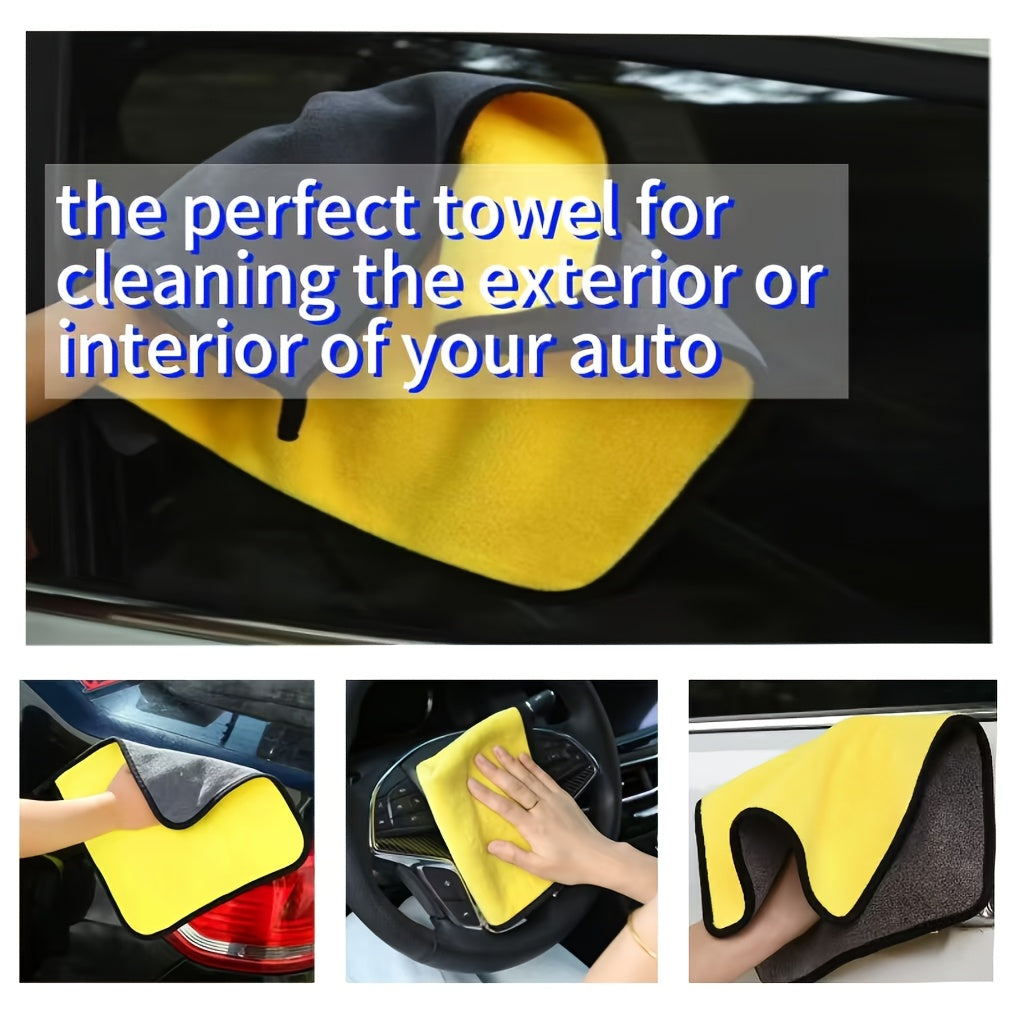 Avtomobil va uy uchun 5 ta mikrotozalash sochiqlari, lintsiz mato