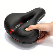 Unisex Bike Seat Cushion with Memory Foam Padding and Shock Absorption for Mountain Road Stationary Bikes