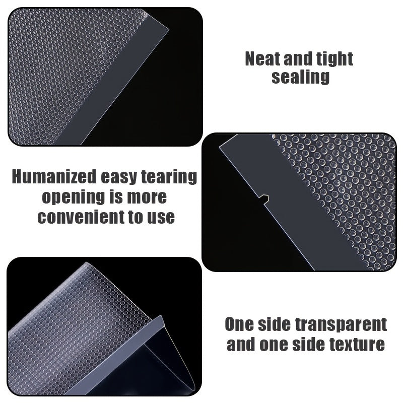 100 Pieces Vacuum Sealer Bags Food Storage Plastic Bags for Food Preservation