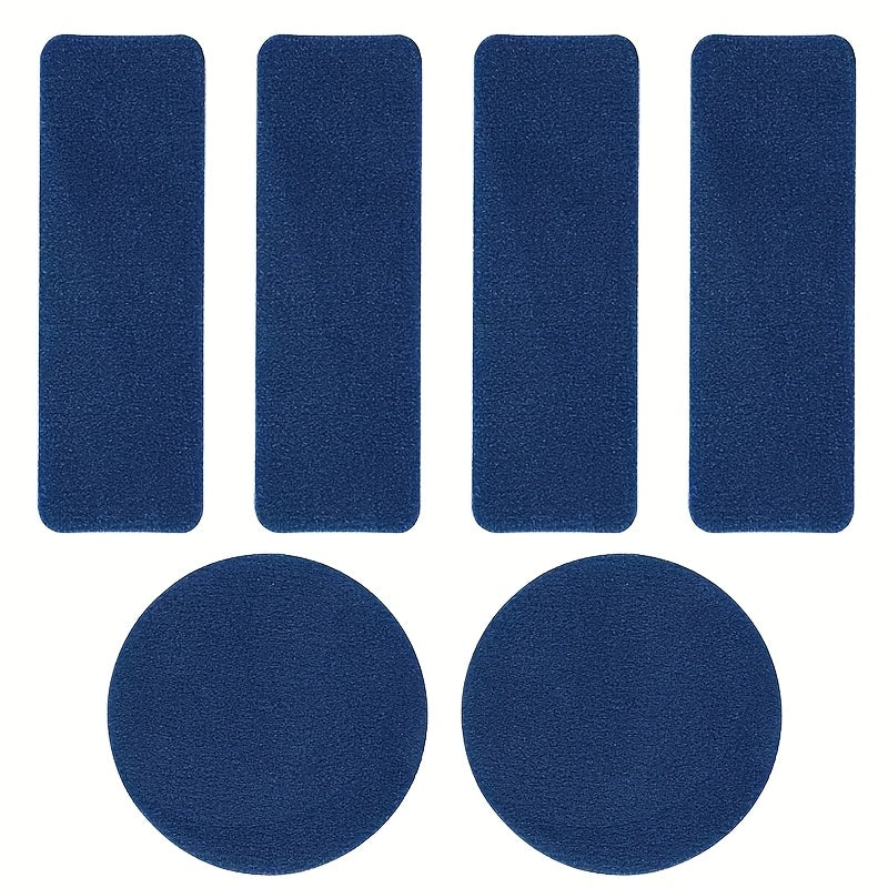 6-Pack Suede Shoe Repair Patches for Sneakers, Hole and Heel Repair