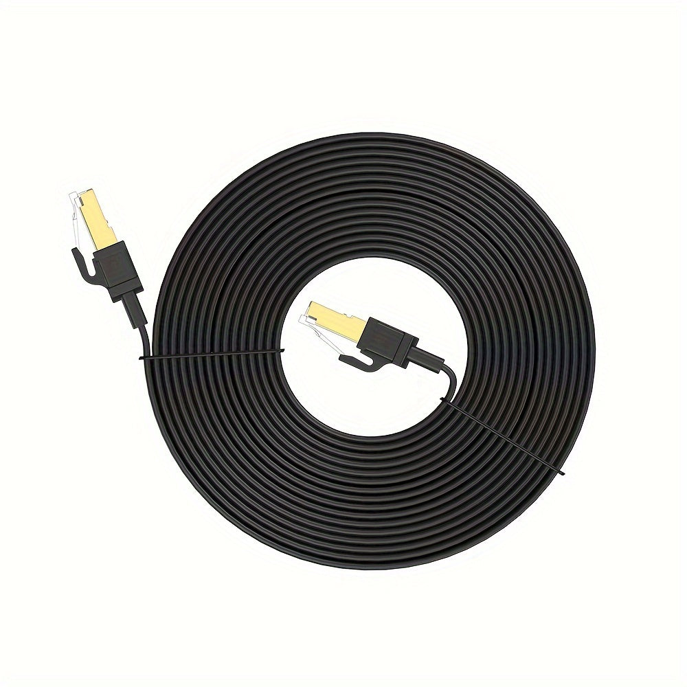 Категория 8 плоский Ethernet-кабель RJ45 мужской к мужскому 0,5м-30м 40 Гбит/с 2000 МГц