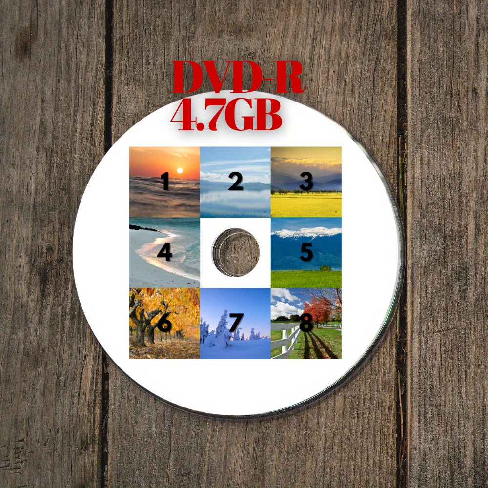 Imágenes de cubierta personalizadas para conjuntos, grabar CD-R y usar DVD-R para fotos y música