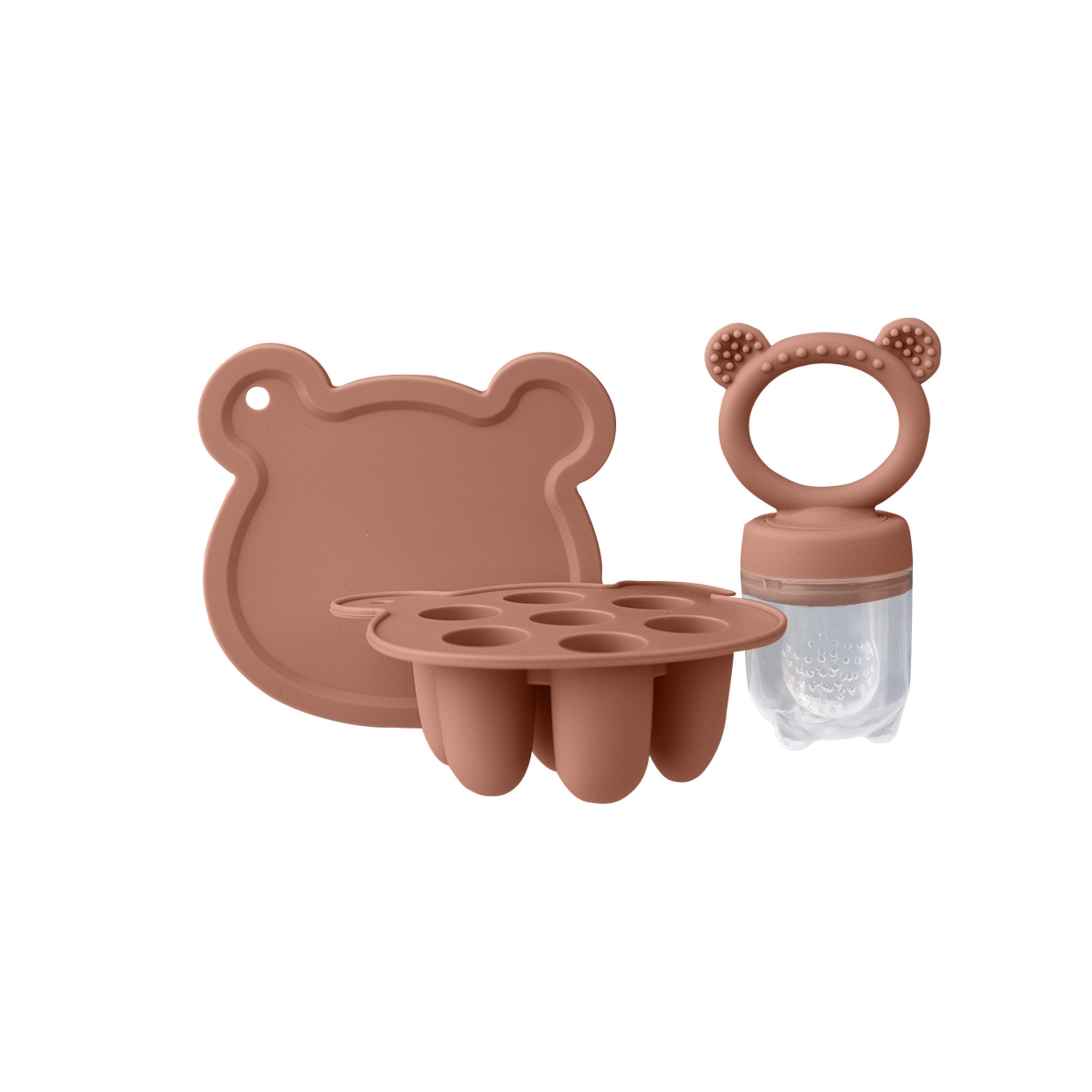 Ice Tray for Kids Little Bear Bites Silicone Reusable Mold