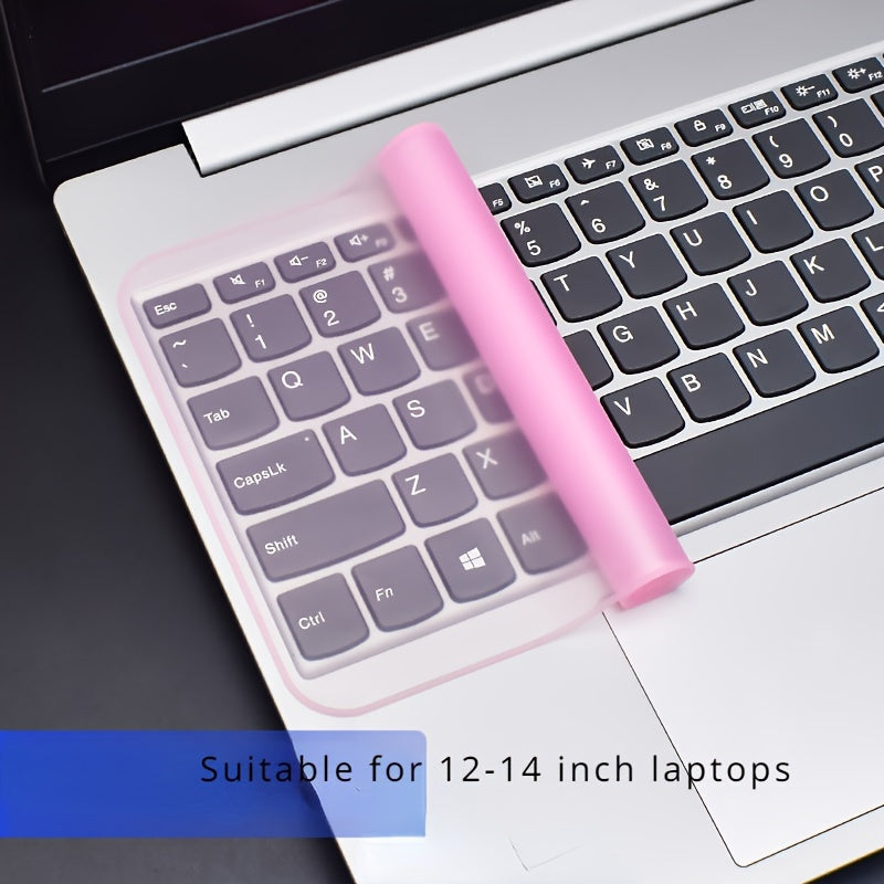 Silicone Waterproof Dustproof Keyboard Protector for 30.48-35.56 cm Laptops
