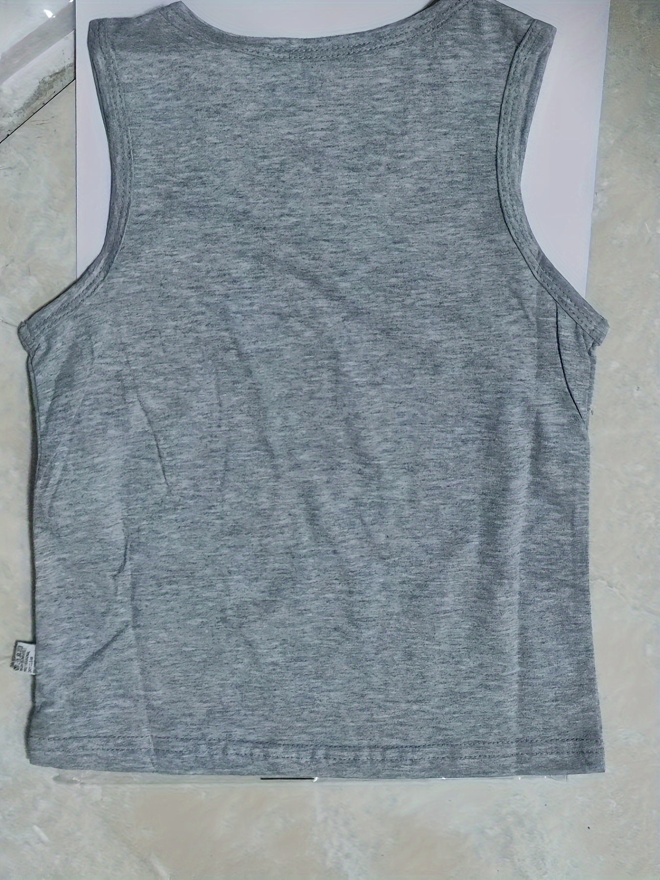 Kids' Cotton Animal Print Strapless Vests Set of 3 Casual Knit for Children