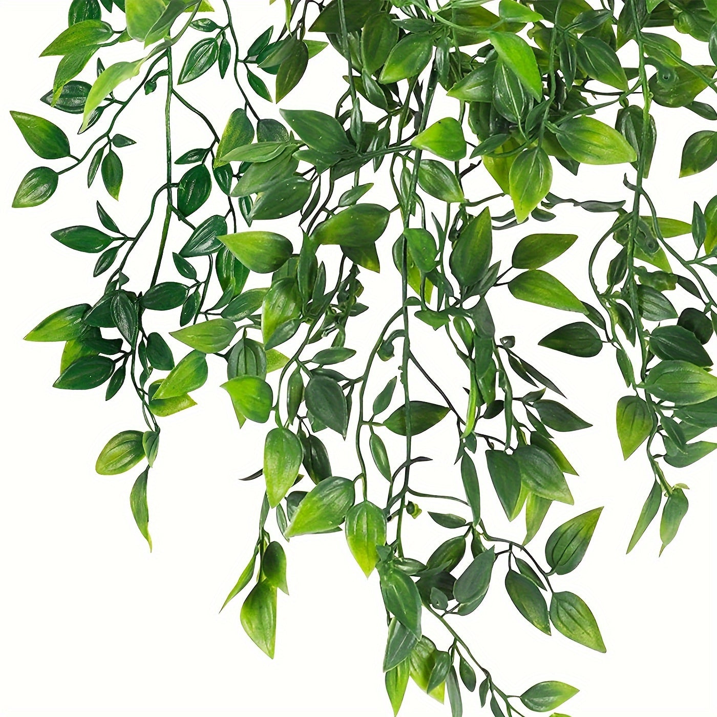 Artificial Hanging Plants Fake Potted Greenery Eucalyptus Pothos Ivy for Home Garden Decor