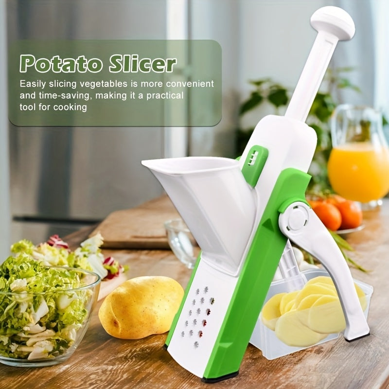 Vegetable Slicer for Kitchen, Handheld Food Chopper, Easy to Use