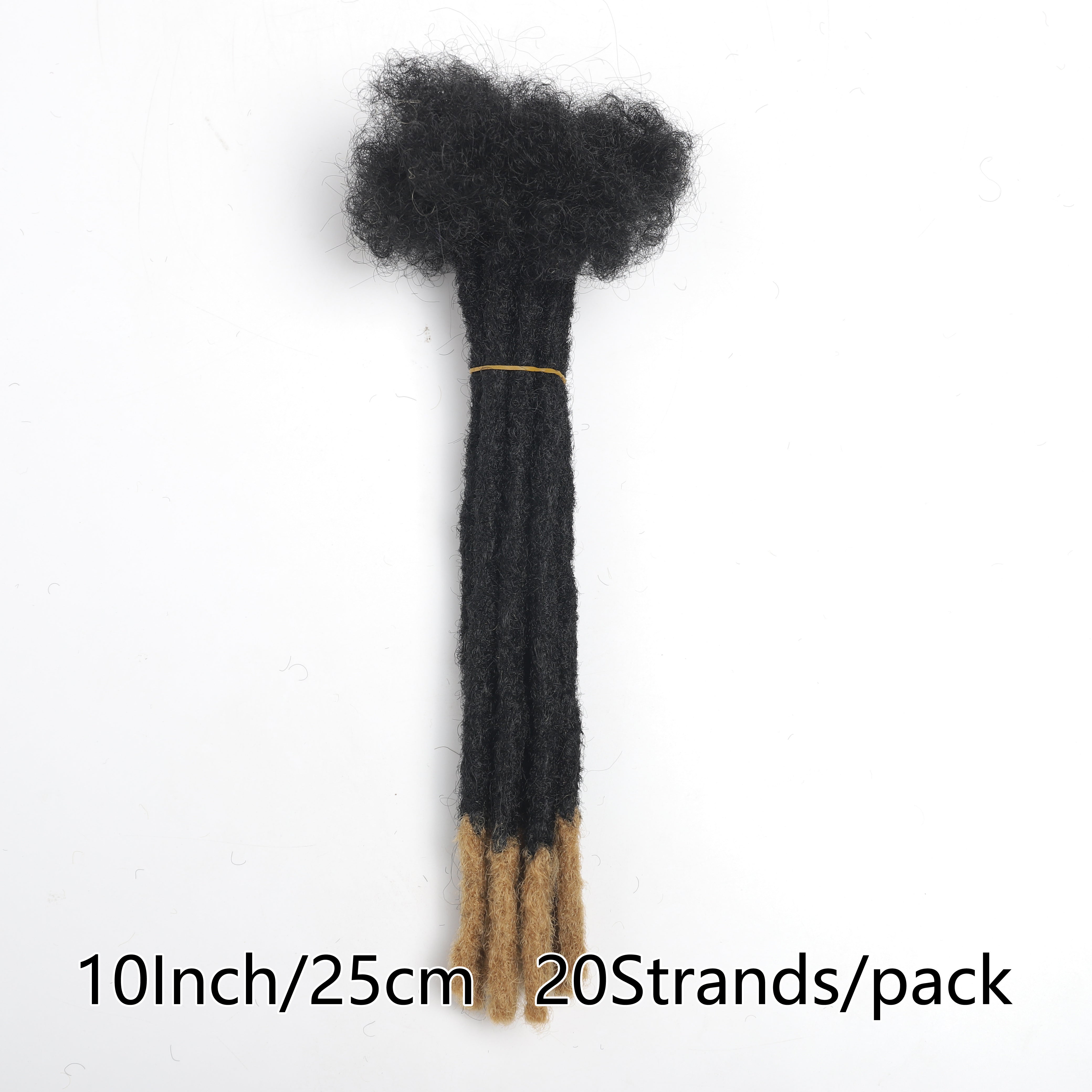 10-Inch Synthetic Loc Dreadlocks Extensions 20 Strands Afro Kinky Style