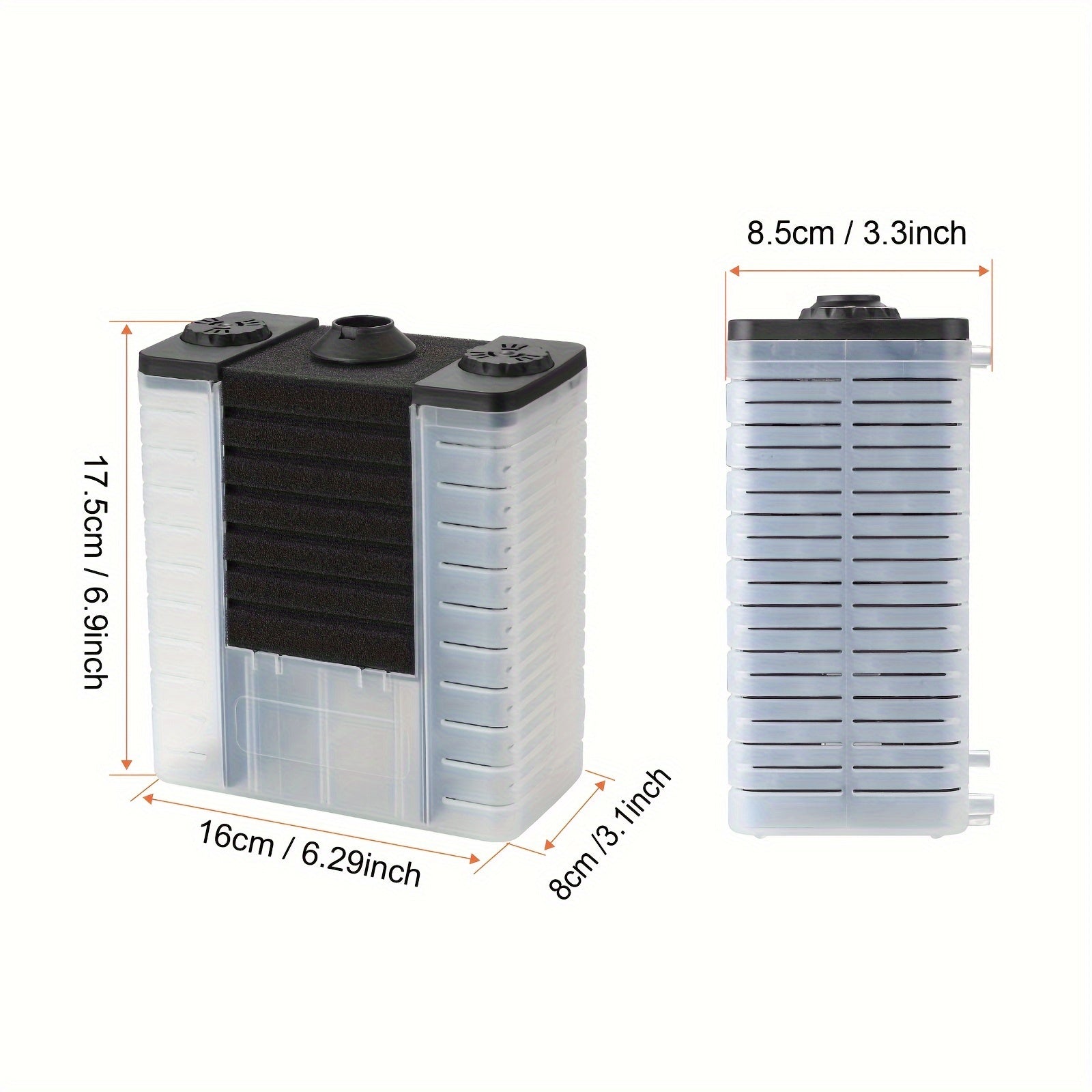 Silent Multifunctional Aquarium Water Pump with Built-in Filter for Fish Tanks