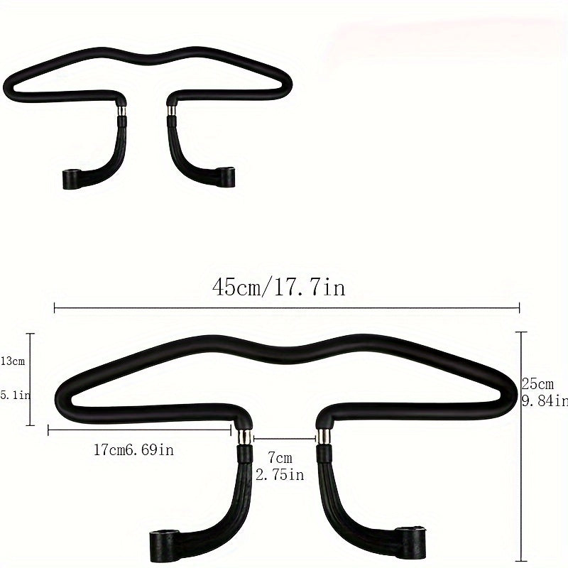 Perchero para asiento de coche de acero inoxidable, cuero PU, ahorra espacio, organizador de ropa para vehículo