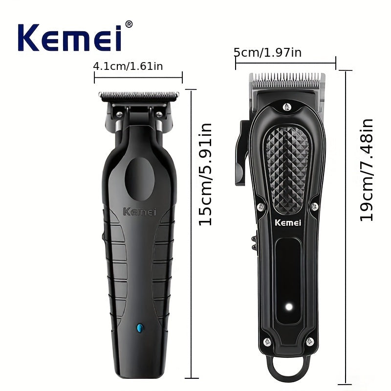 Cortapelos profesional para hombres con batería de litio recargable por USB 1500mAh, carga de 3H