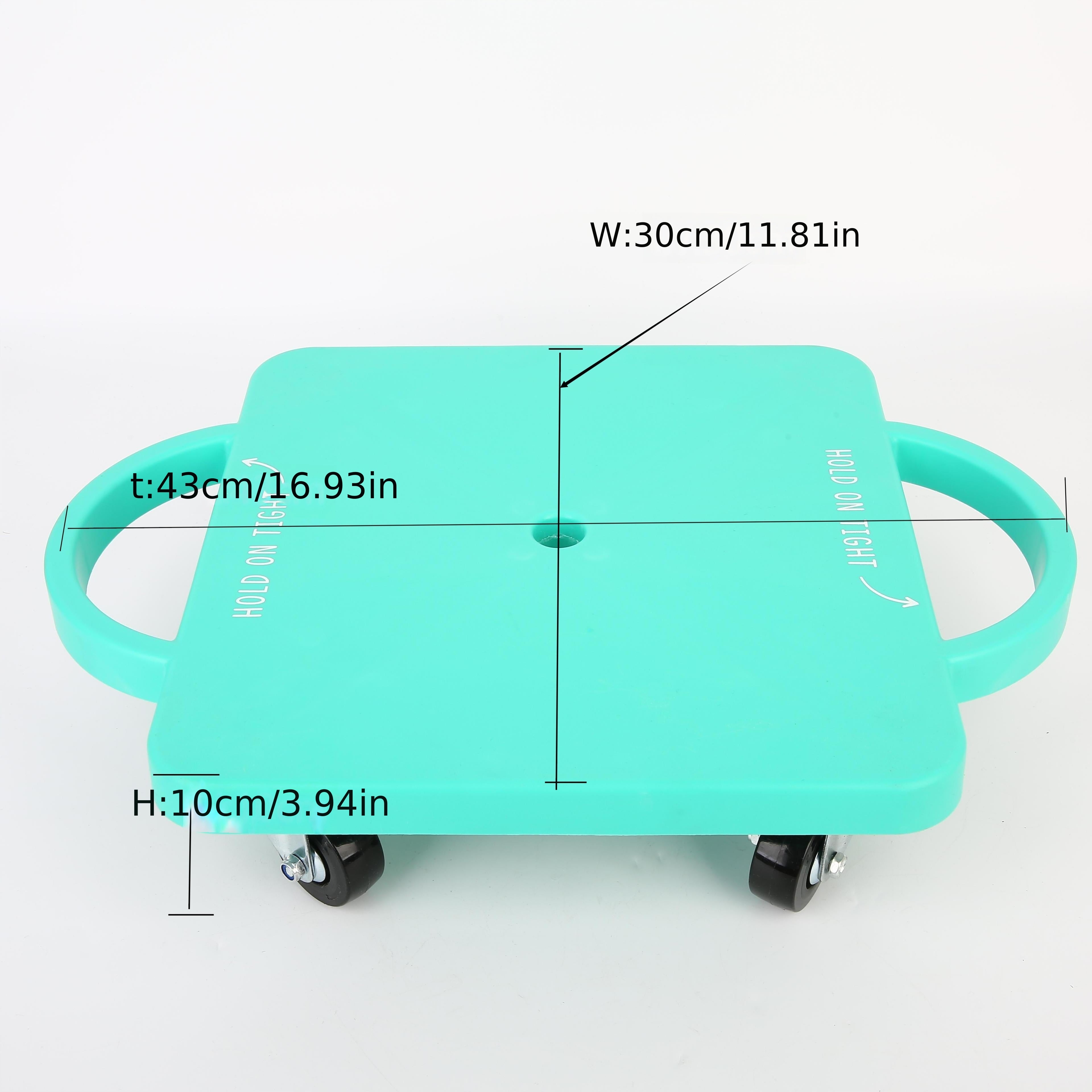 Kids Riding Scooter Board for Kids Age 3+ with Handles, PP Material, Red and Green