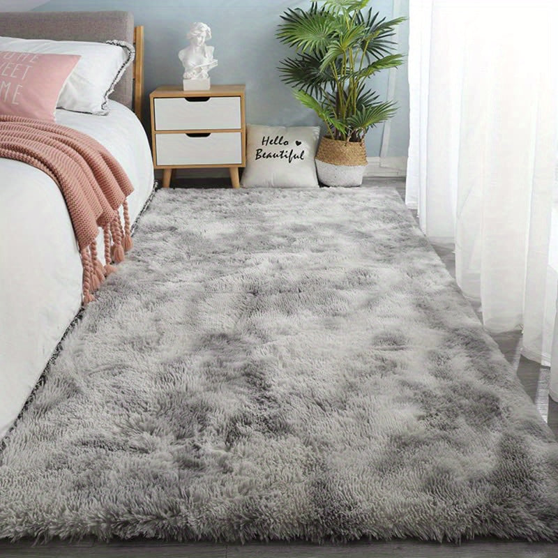 Soft Fluffy Shag Area Rug for Living Room or Bedroom Non-Slip Machine Washable