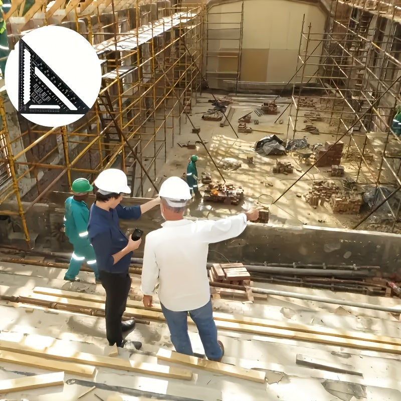 7-дюймовый алюминиевый деревообрабатывающий угольник с цифровым дисплеем, точность 0,1 мм, измерительный инструмент