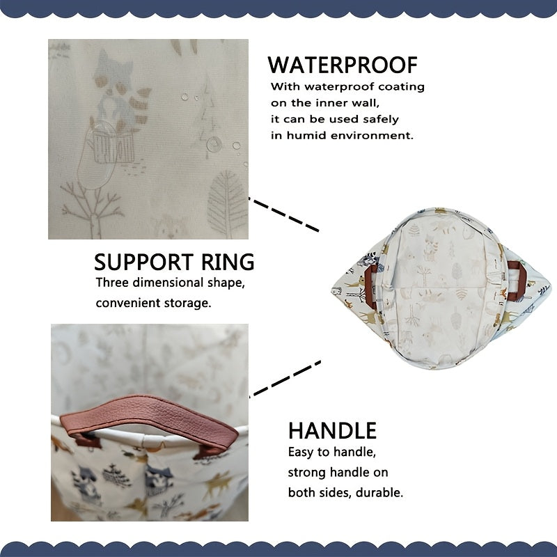 Yotoqxona uchun suv o'tkazmaydigan saqlash qutisi, bu kir yuvish savati kiyim saqlash, o'yinchoqlarni tartibga solish va xona bezatish uchun ham juda mos keladi.