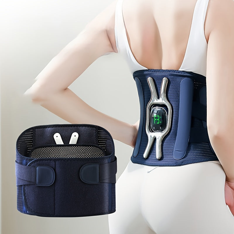 Dual Motor Back Massager with Adjustable Temperature USB Rechargeable Full Body Convertible