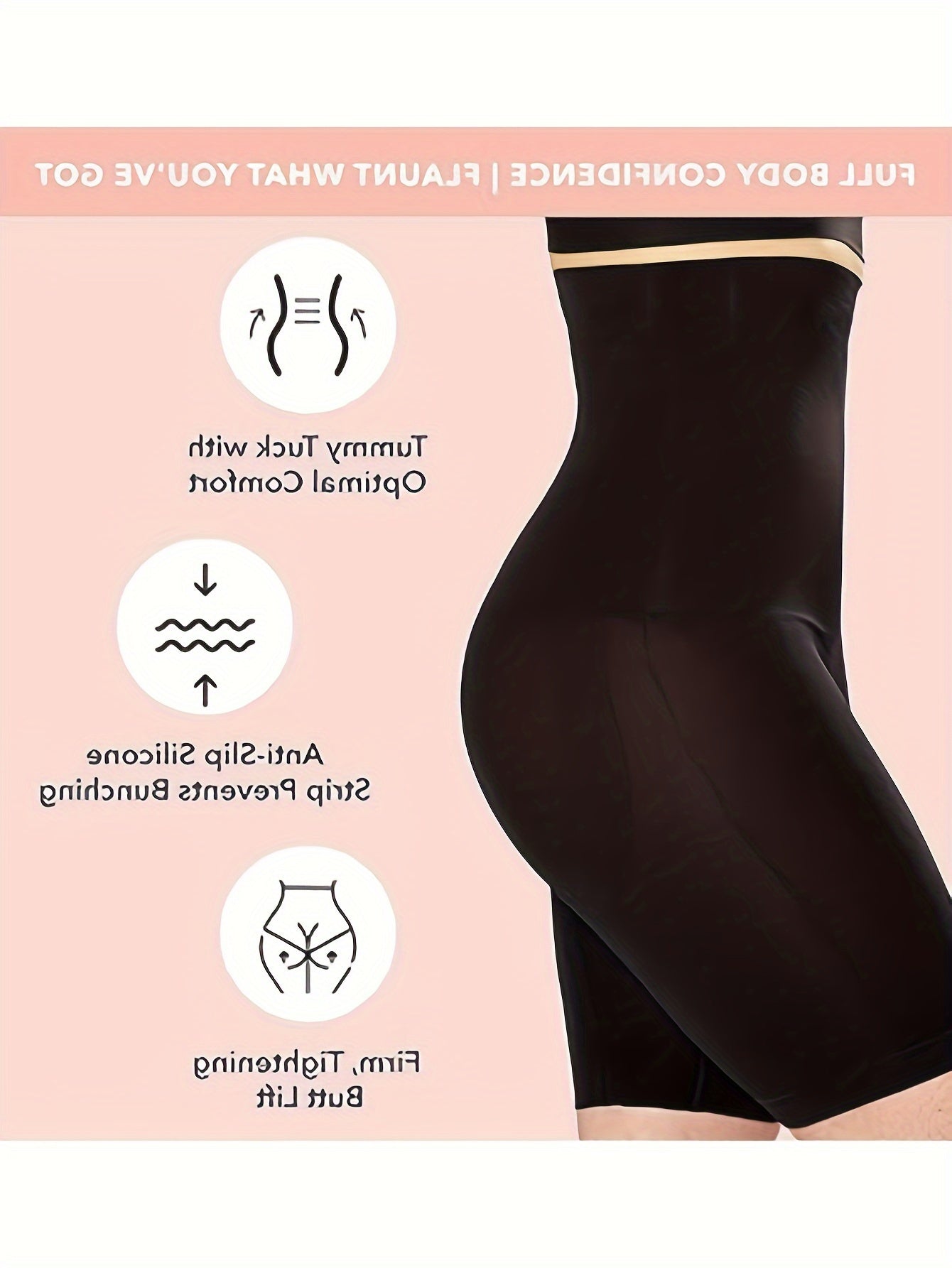 Plus Size High-Stretch Tummy Control Yoga Shorts for Women Activewear