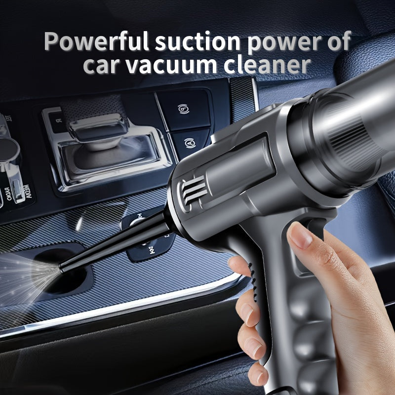 Handheld Car Vacuum Cleaner 12V Wired Mini Dust Cleaner with Powerful Suction