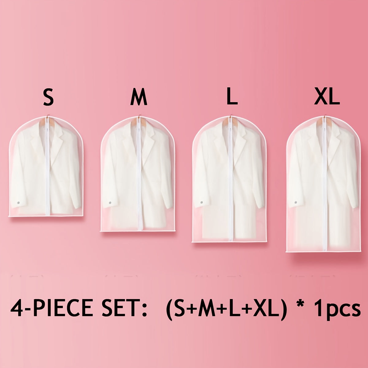 1 шт. Вешалка полупрозрачный чехол для одежды для домашнего использования