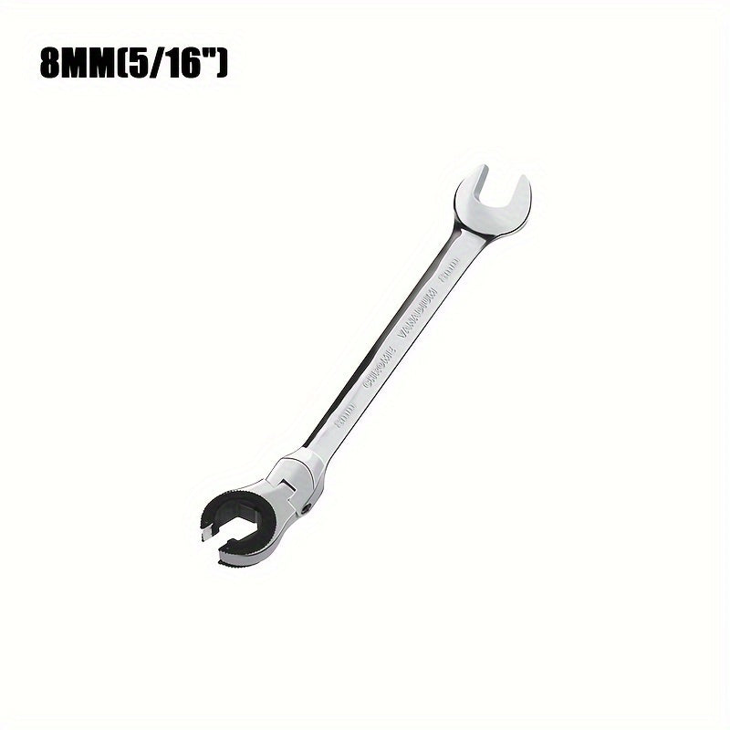 Heavy-Duty 72-Tooth Metric Ratchet Wrench Adjustable Head Metal Pipe Forkpipe Tool