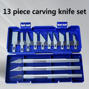 13Pcs Aluminum Alloy Carving Knife Set Art Tools for Papercutting Scrapbooking