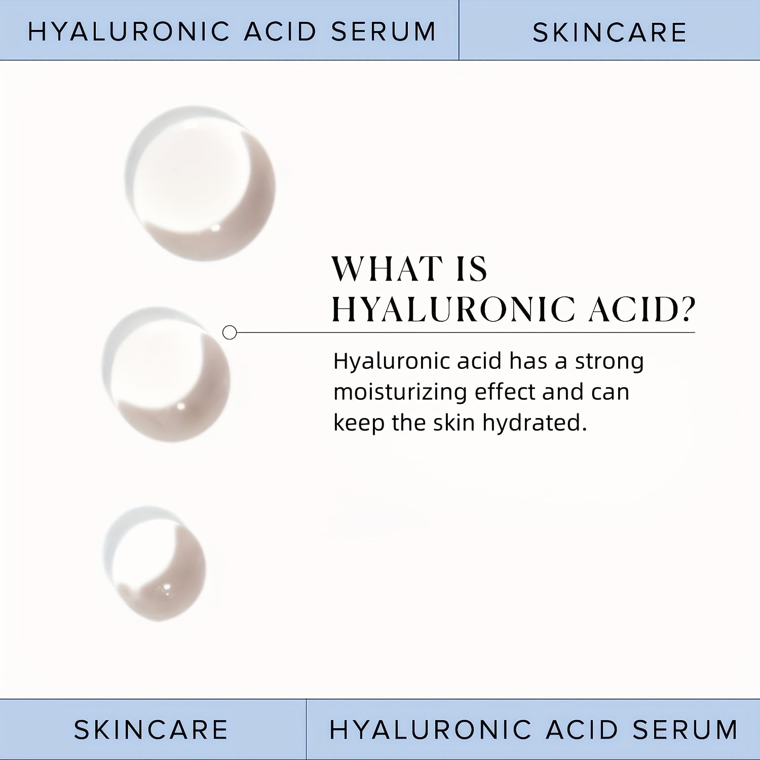 Hyaluronic Acid Serum for Skin Intense Hydration 1 fl oz
